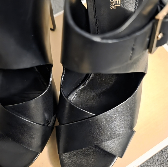 Michael Kors Black Strappy Heels - Picture 4 of 4